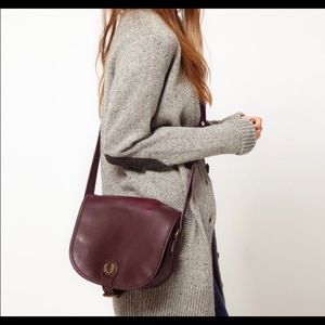 Fred Perry Maroon Handbag
